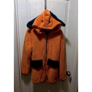 ANIME Kakegurui Figure Yomotsuki Runa Orange Rabbit Hoodie Jacket Fleece Size XL